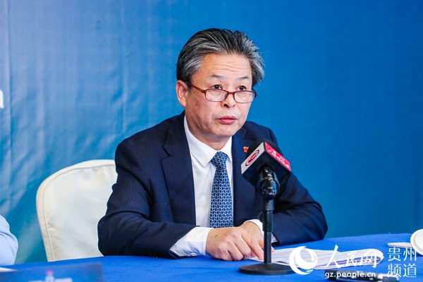 中國-東盟中心秘書長陳德海。吳少飛 攝